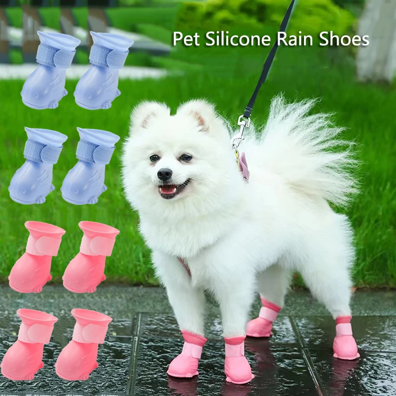 4-Piece Waterproof Dog Rain Sh - Shoe Polish Cream review and price