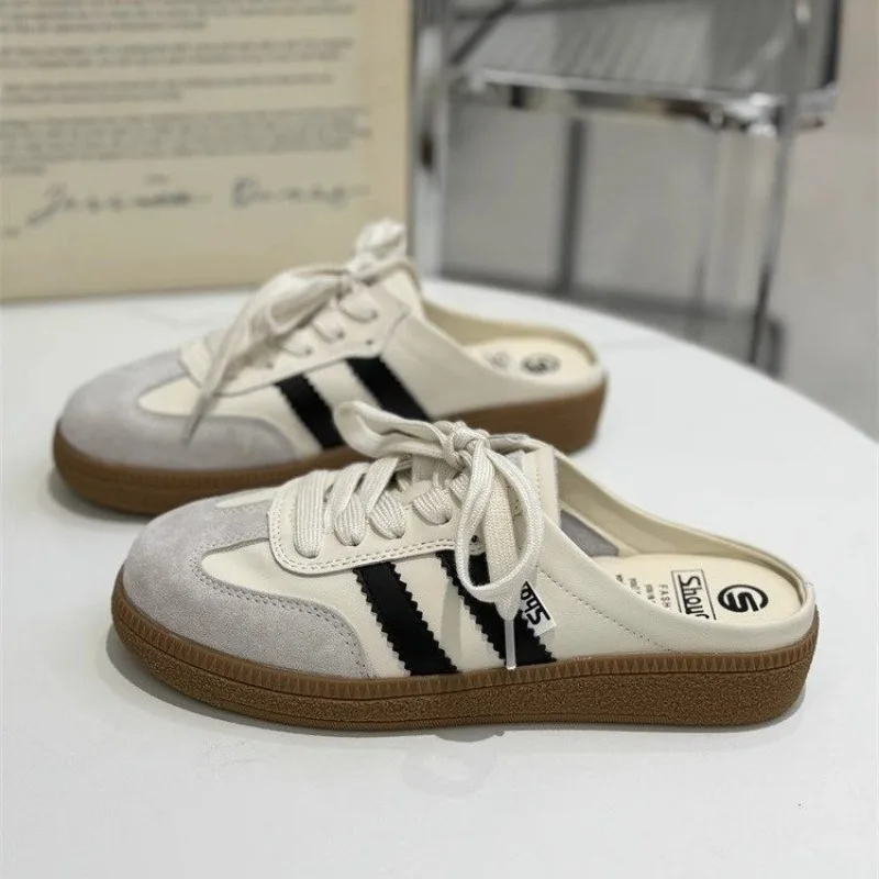 Women Mules Shoes Sports Round - Sneaker Care Set review and price