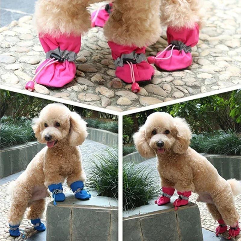 New 4pcs Puppy Dog Pet Booties - Shoe Polish Cream review and price